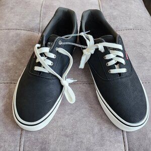 NEW Levi's Mens Thane Synthetic Leather Casual Lace Up Sneaker Shoe Size 12
